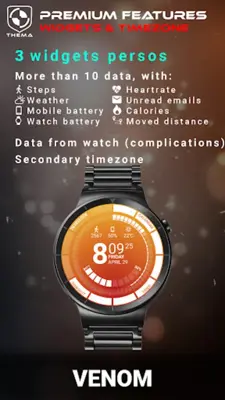 Venom Watch Face android App screenshot 12