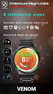 Venom Watch Face android App screenshot 13